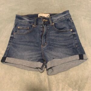 Size 3 high rise jean shorts